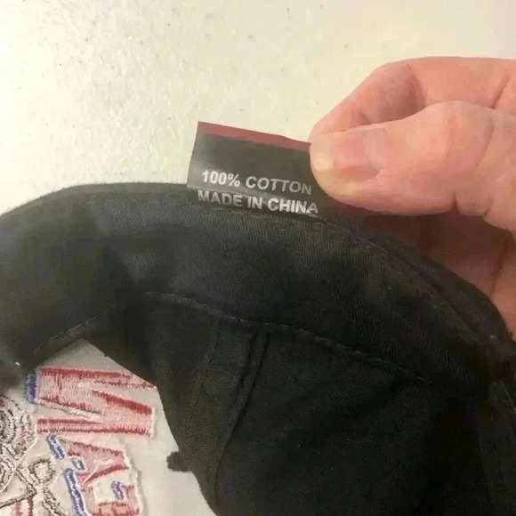 Hot Leathers Mens Motorcycle Baseball Cap Motorcycle and Flames Embroidered - Picture 2 of 5